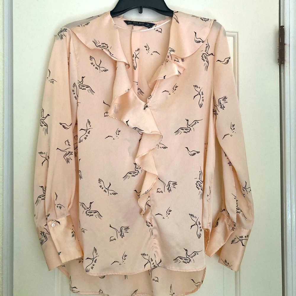 Zara basic blouse.